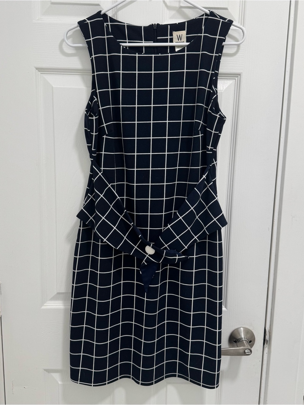 Wrapper Navy Dress